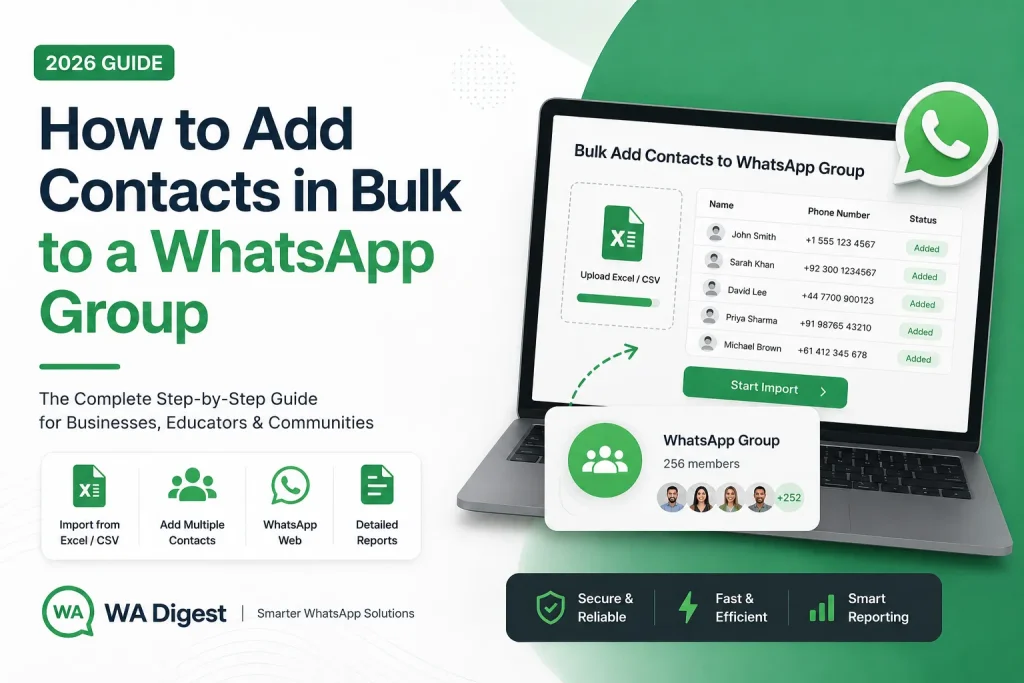 How to Add Contacts in Bulk to a WhatsApp Group (2026 Guide) 2 How to Add Contacts in Bulk to a WhatsApp Group