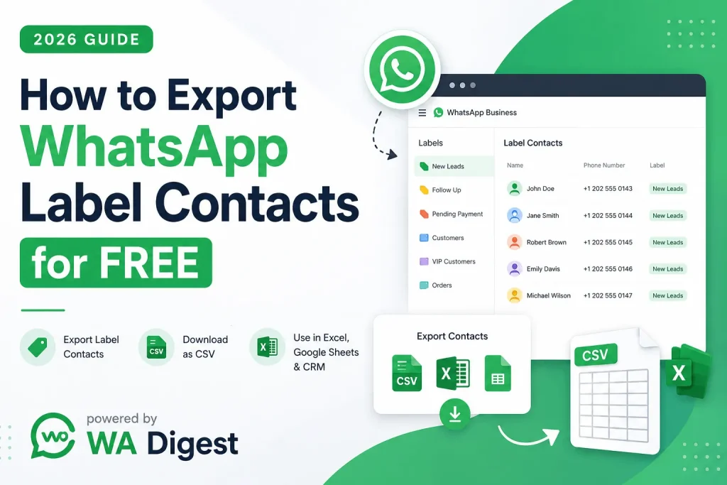 How to Export WhatsApp Label Contacts