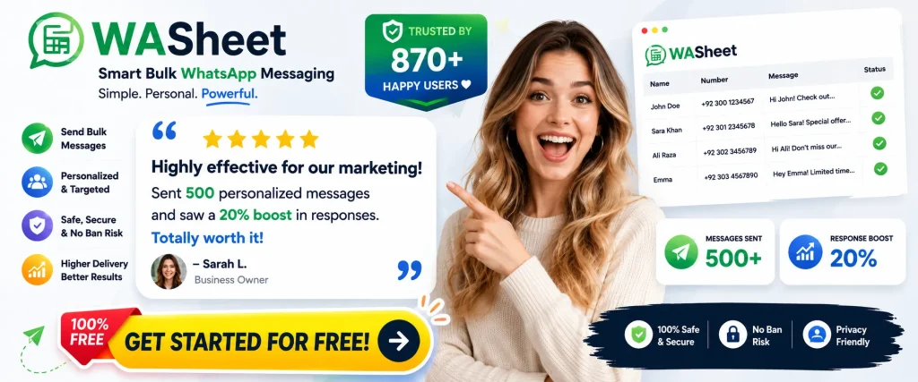 How to Add Contacts in Bulk to a WhatsApp Group (2026 Guide) 3 WASheet CRM